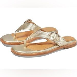 NEW ✨ Sofft Nancia Sandals Womens size 8.5 / 39.5 gold color soft comfy shoes